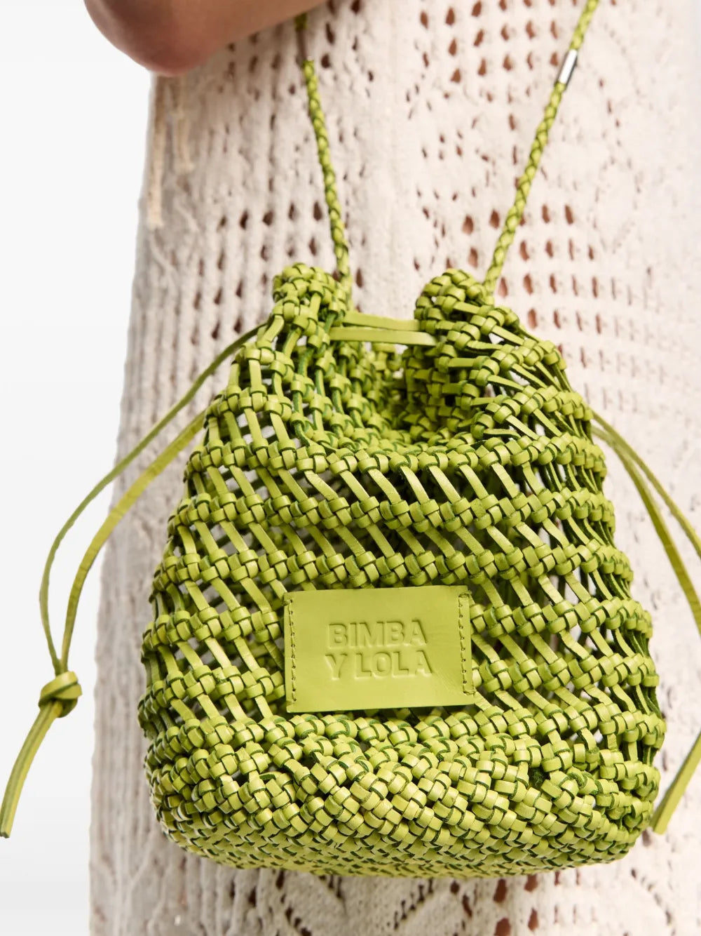 Bimba Y Lola Plaited Leather Mini Bag