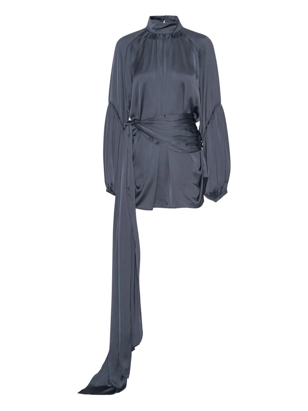 Rotate Birger Christensen Satin Tie Mini Dress
