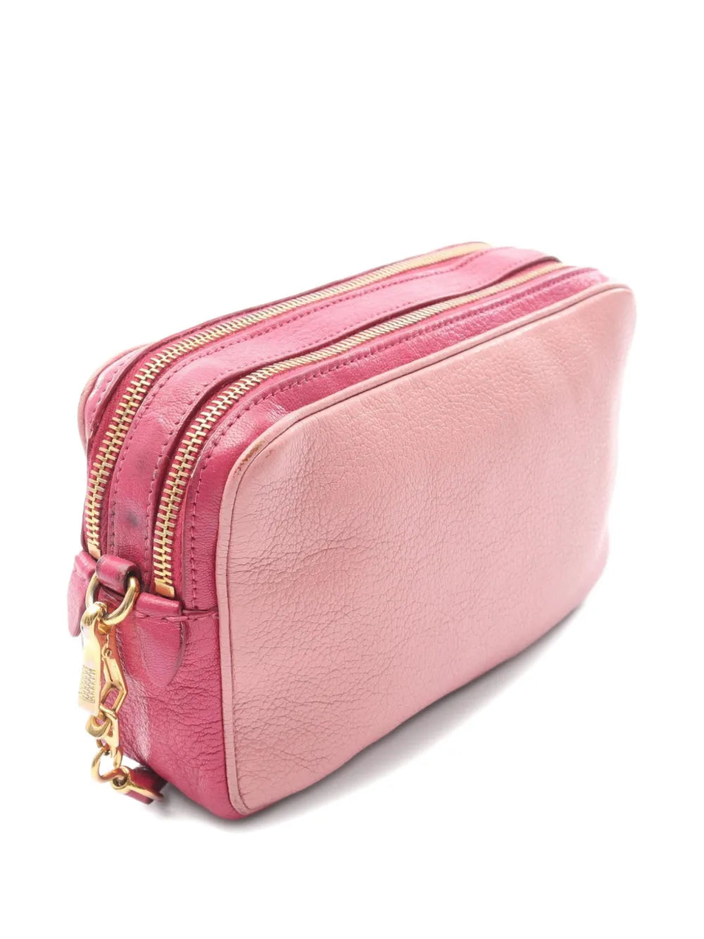 Miu Miu Pre Owned 00S Midi Madras Shoulder Bag