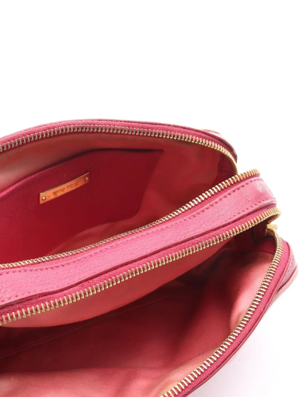 Miu Miu Pre Owned 00S Midi Madras Shoulder Bag