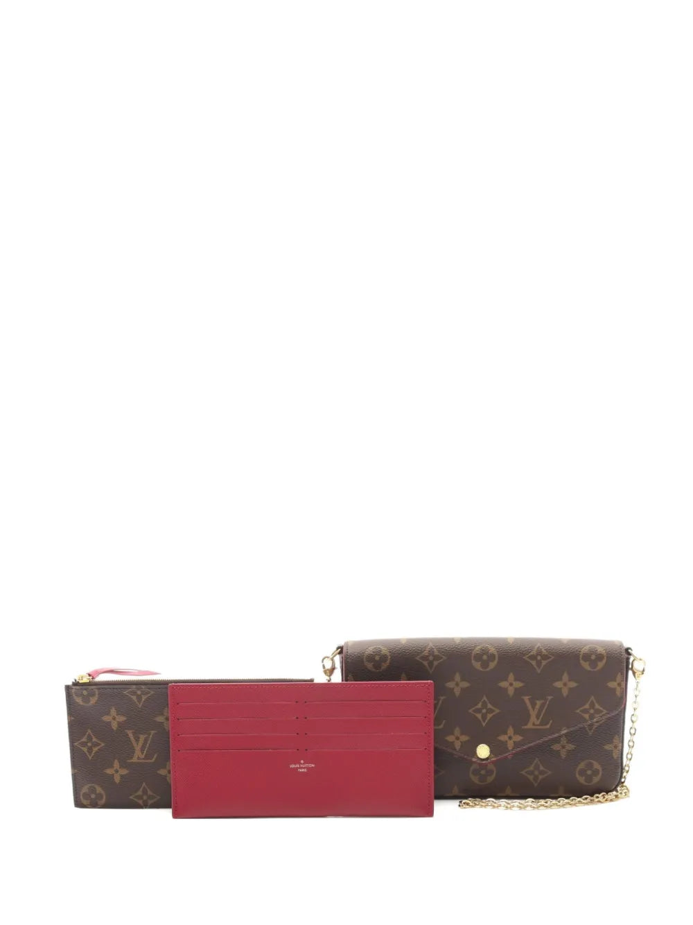 Louis Vuitton Pre Owned 2020 Small Pochette Felicie Monogram Shoulder Bag