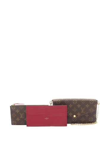 Louis Vuitton Pre Owned 2020 Small Pochette Felicie Monogram Shoulder Bag