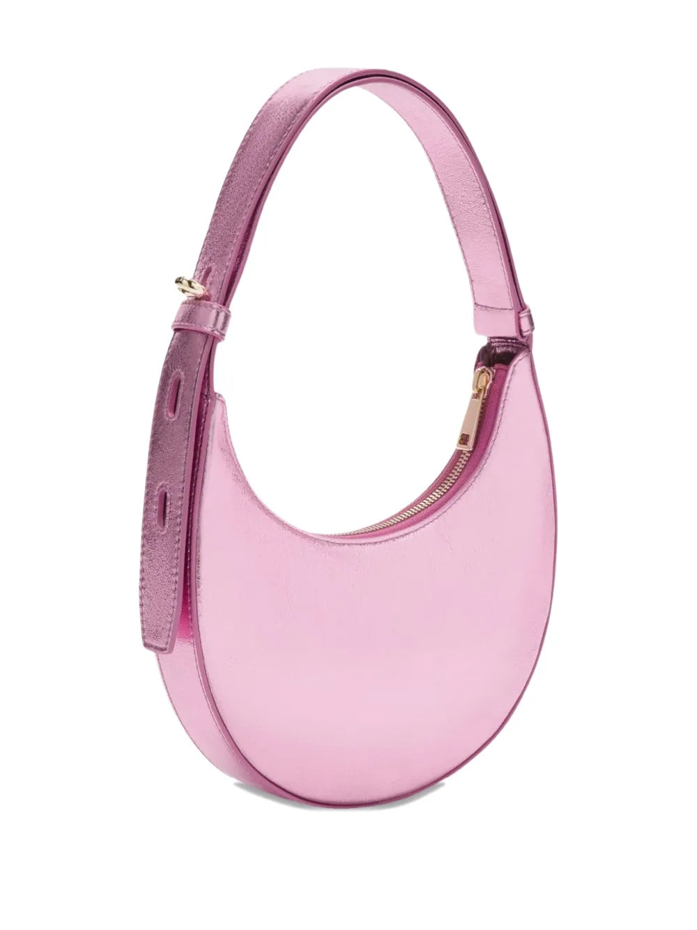 Furla Metallic Effect Crescent Shoulder Bag