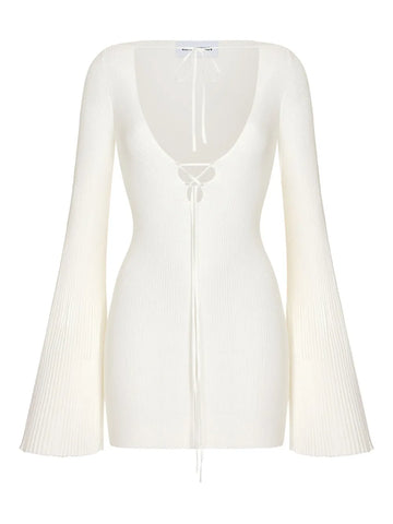 Korobeynikov Ribbed Knit Mini Dress