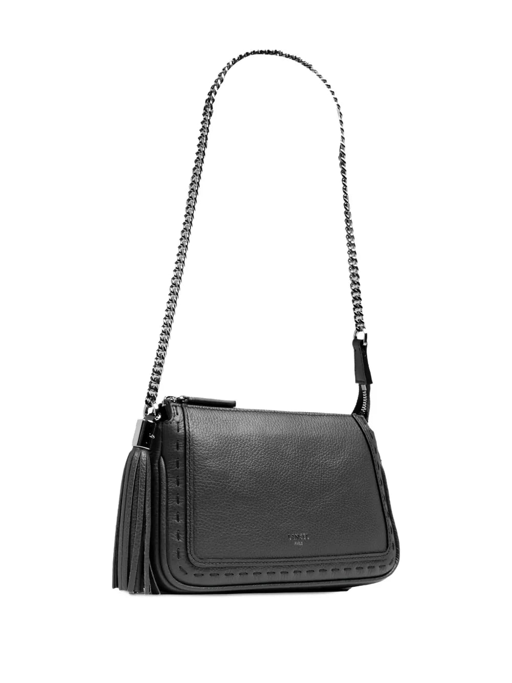 Lancel Premier Flirt Tassel Chain Strap Shoulder Bag
