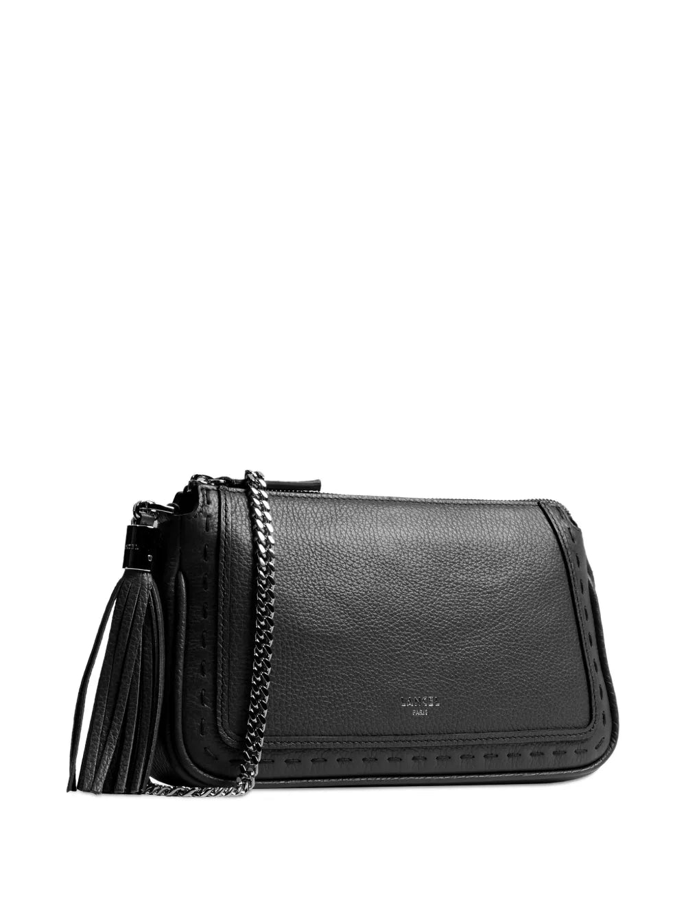 Lancel Premier Flirt Tassel Chain Strap Shoulder Bag