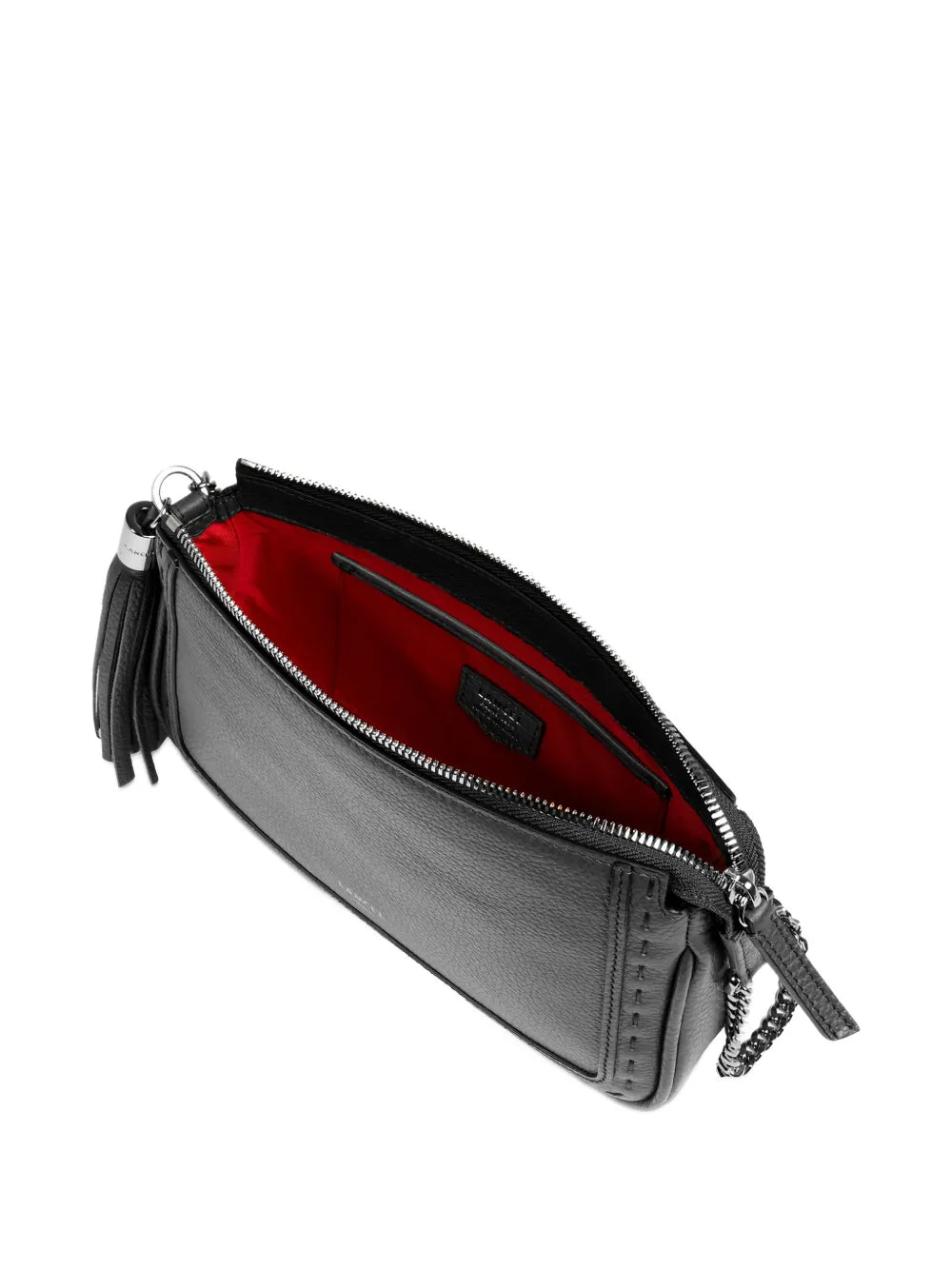 Lancel Premier Flirt Tassel Chain Strap Shoulder Bag