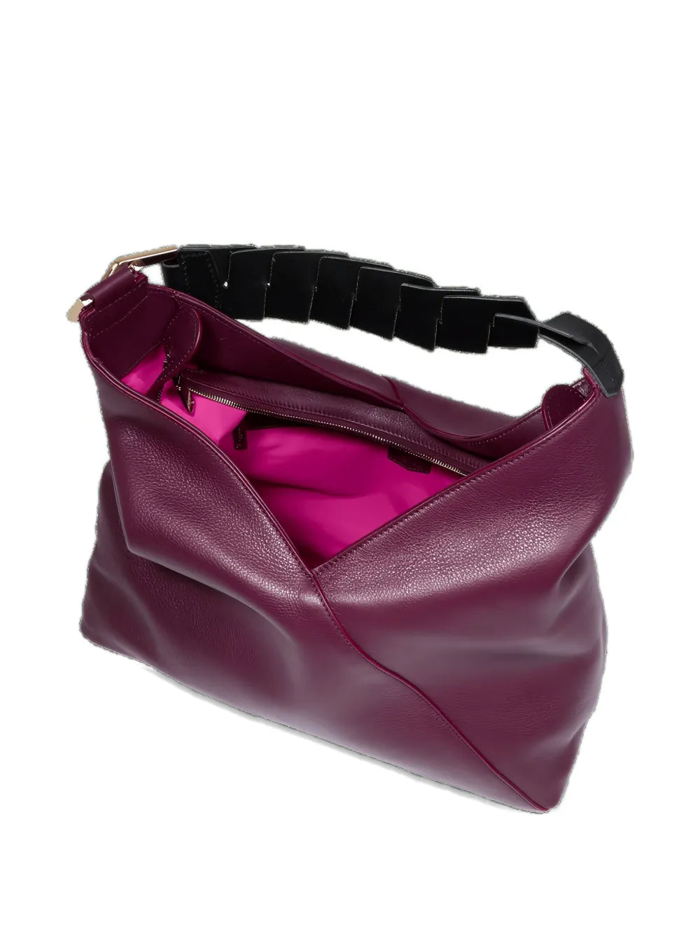 Lancel Pagode Leather Shoulder Bag
