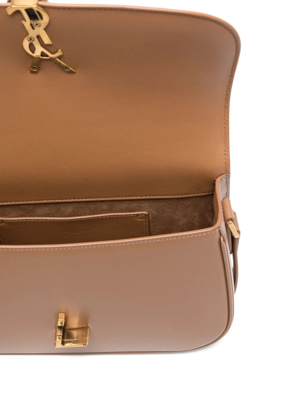 Saint Laurent Medium Solferino Logo Plaque Foldover Shoulder Bag