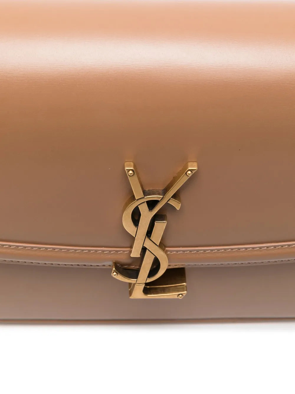 Saint Laurent Medium Solferino Logo Plaque Foldover Shoulder Bag