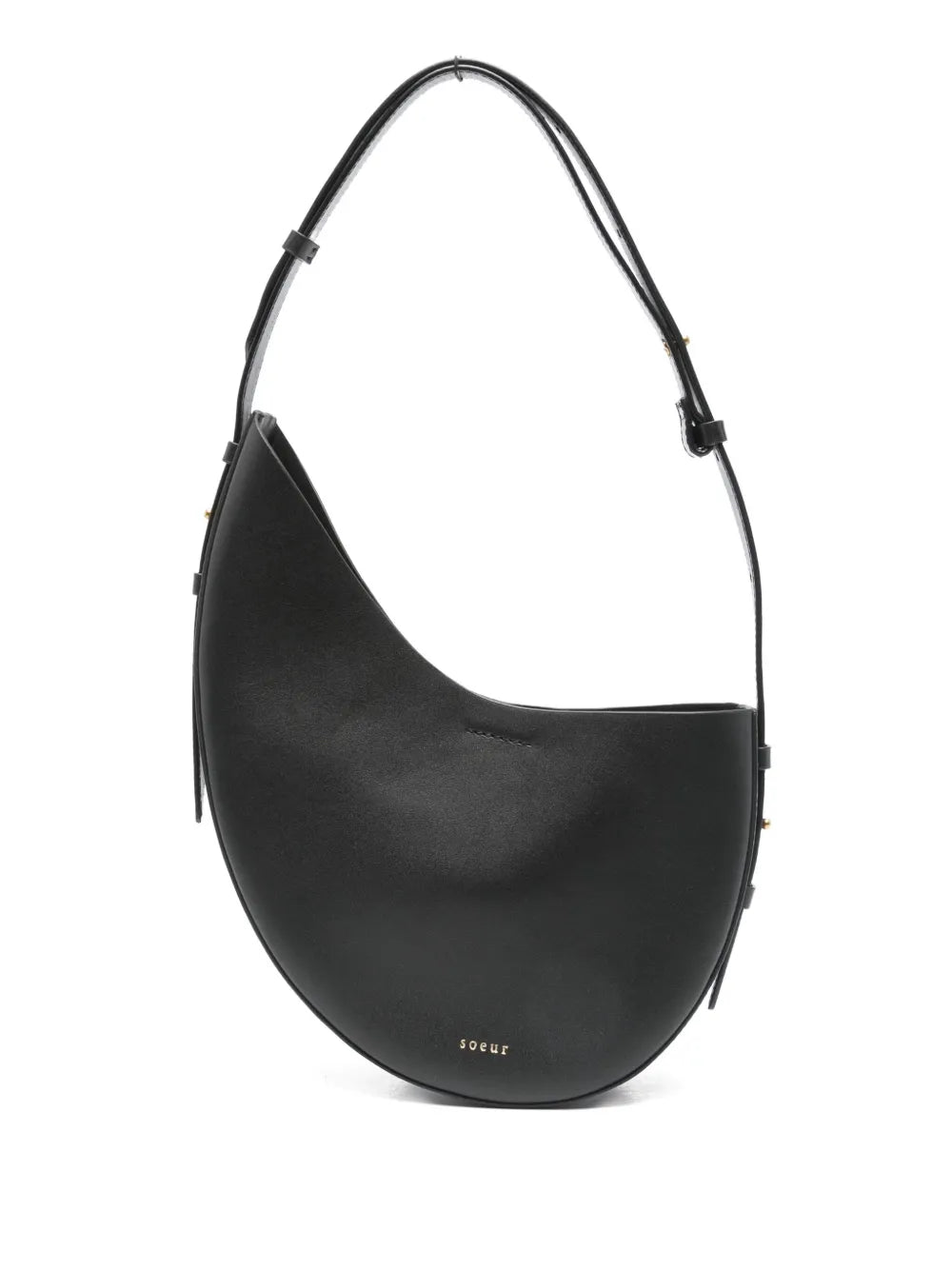 Soeur Wino Crescent Sheepskin Shoulder Bag