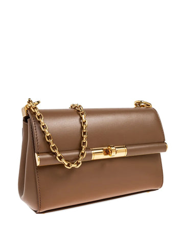 Dolce Gabbana Mini Marlene City Chain Strap Flap Tote Bag