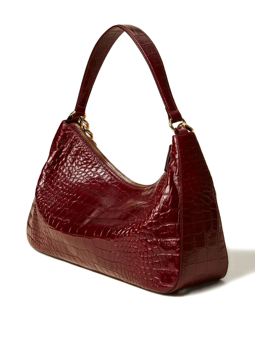 Twinset Liliane Crocodile Effect Chain Shoulder Bag