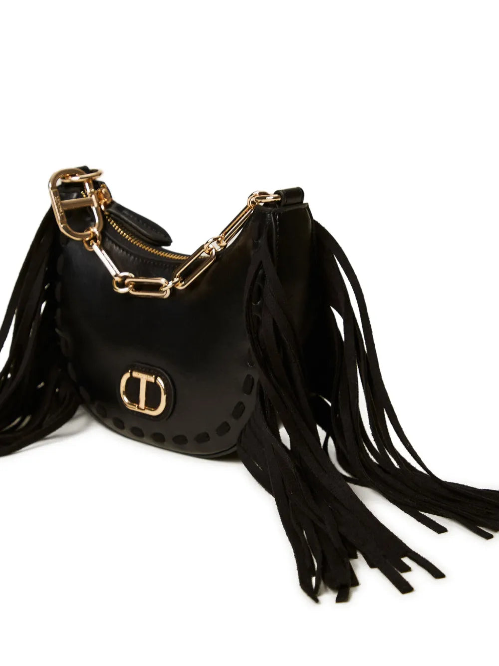 Twinset Fringe Chain Shoulder Bag