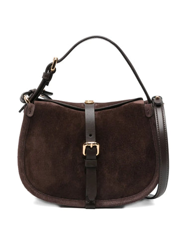 Etro Small Buckle Fastening Suede Shoulder Bag