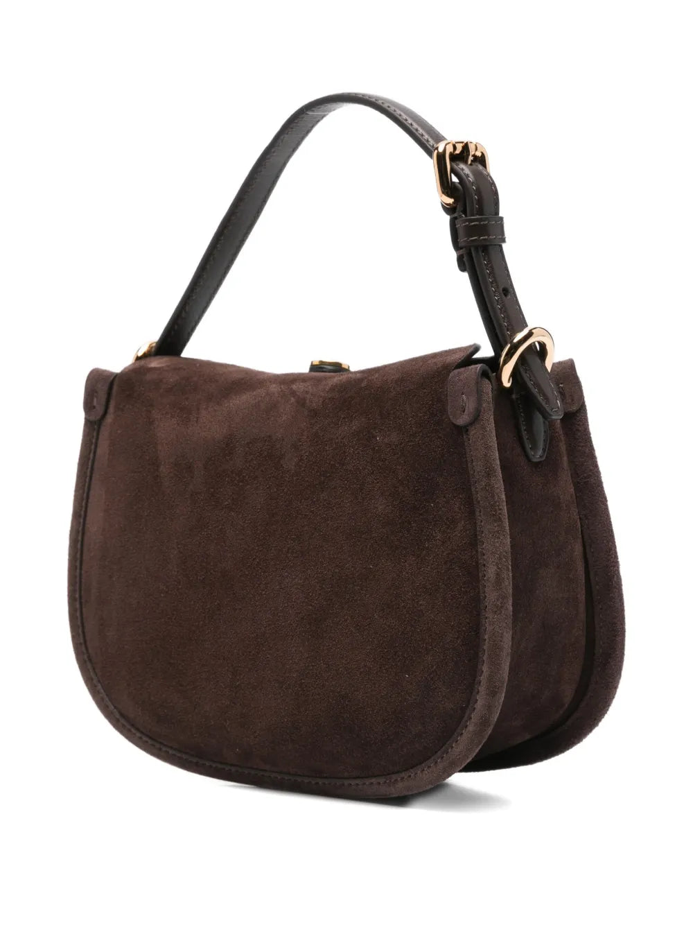 Etro Small Buckle Fastening Suede Shoulder Bag