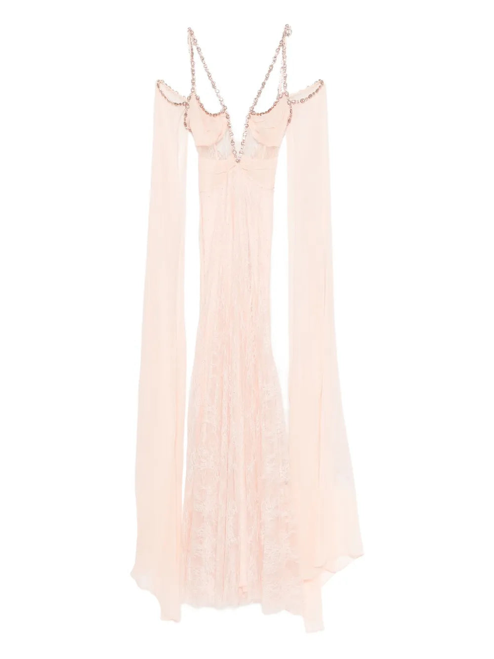 Nissa Embellished Lace Maxi Dress