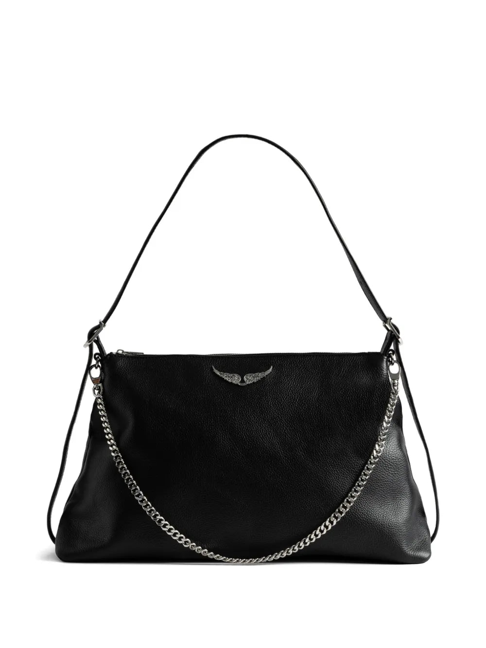 Zadigvoltaire Jim Chain Strap Leather Shoulder Bag