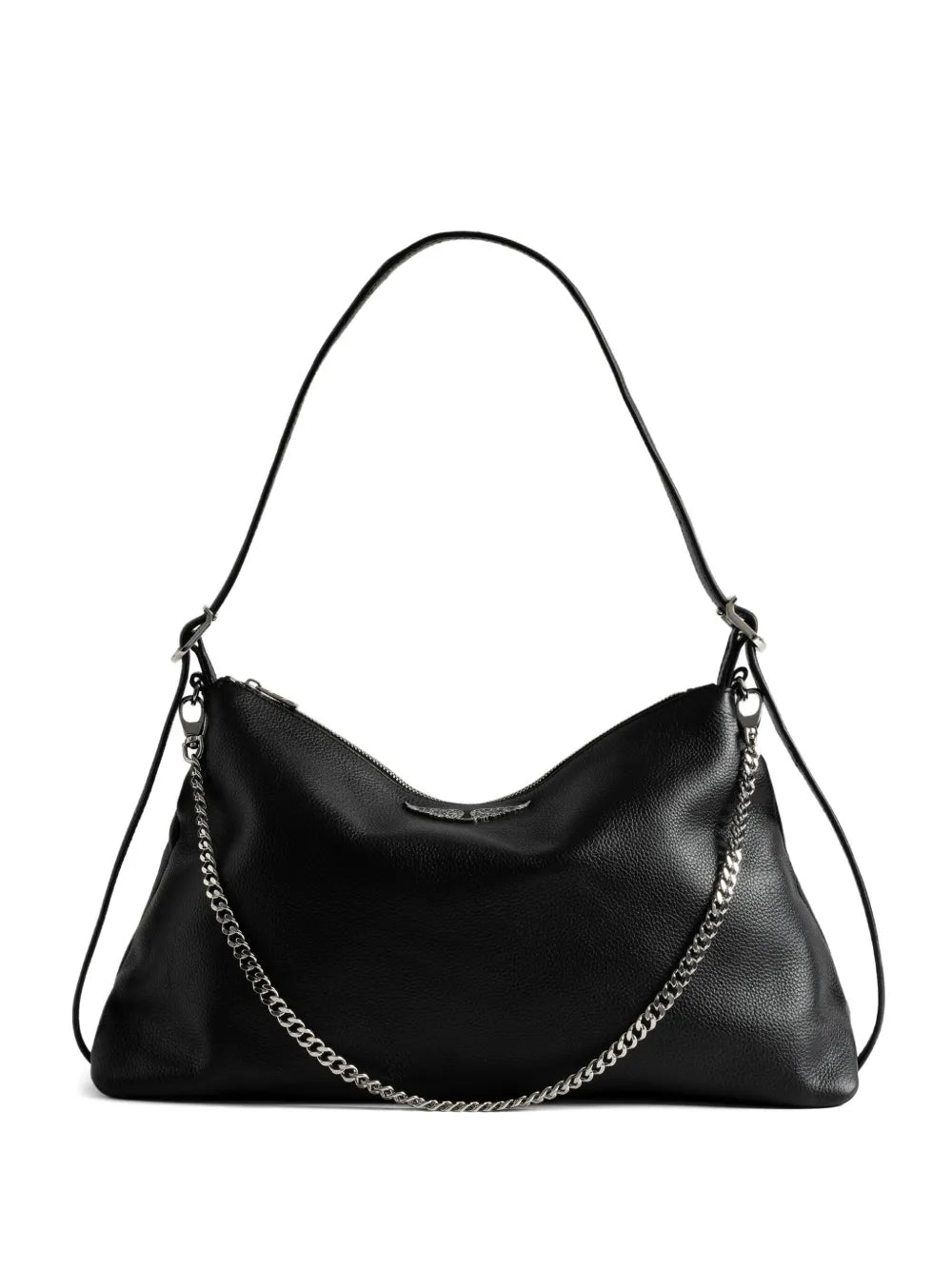 Zadigvoltaire Jim Chain Strap Leather Shoulder Bag