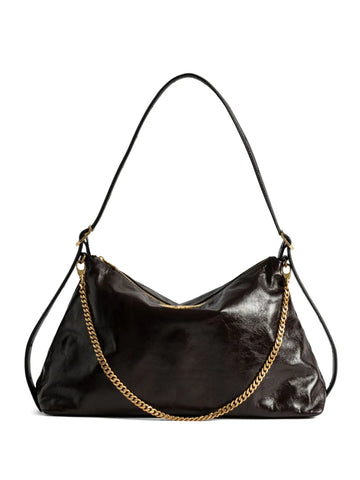 Zadigvoltaire Jim Chain Embellished Shoulder Bag