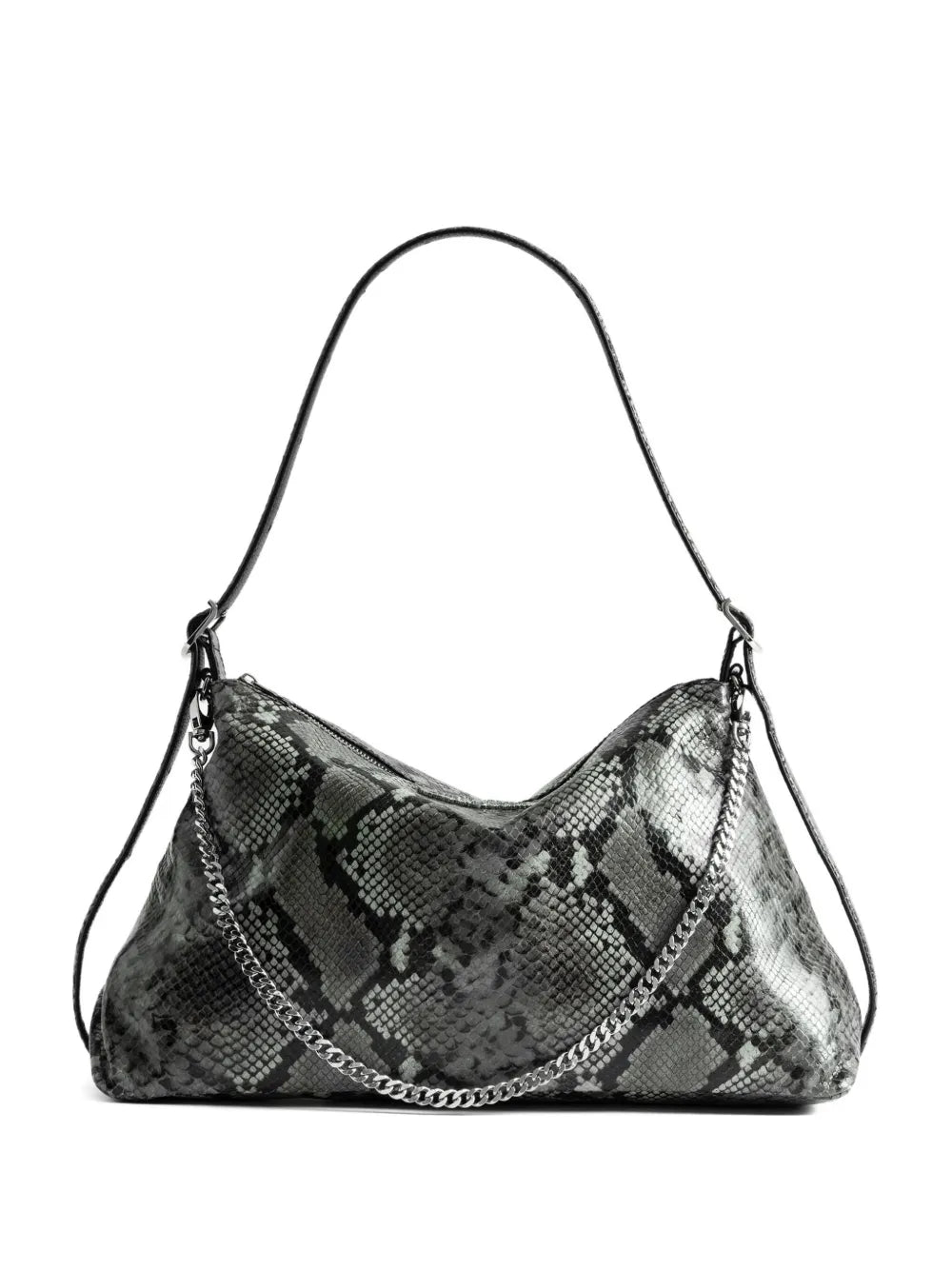 Zadigvoltaire Jim Wild Python Effect Shoulder Bag
