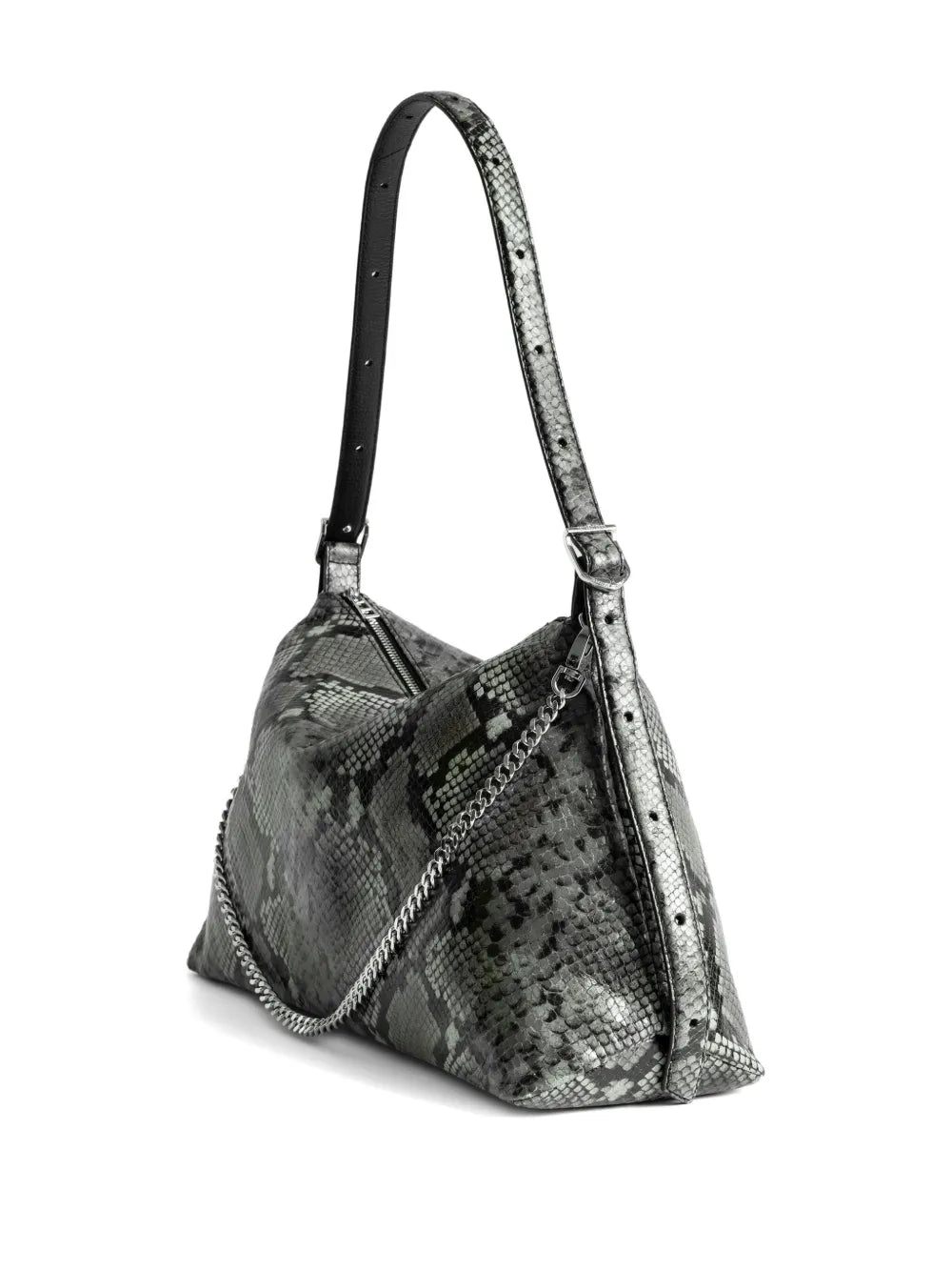 Zadigvoltaire Jim Wild Python Effect Shoulder Bag