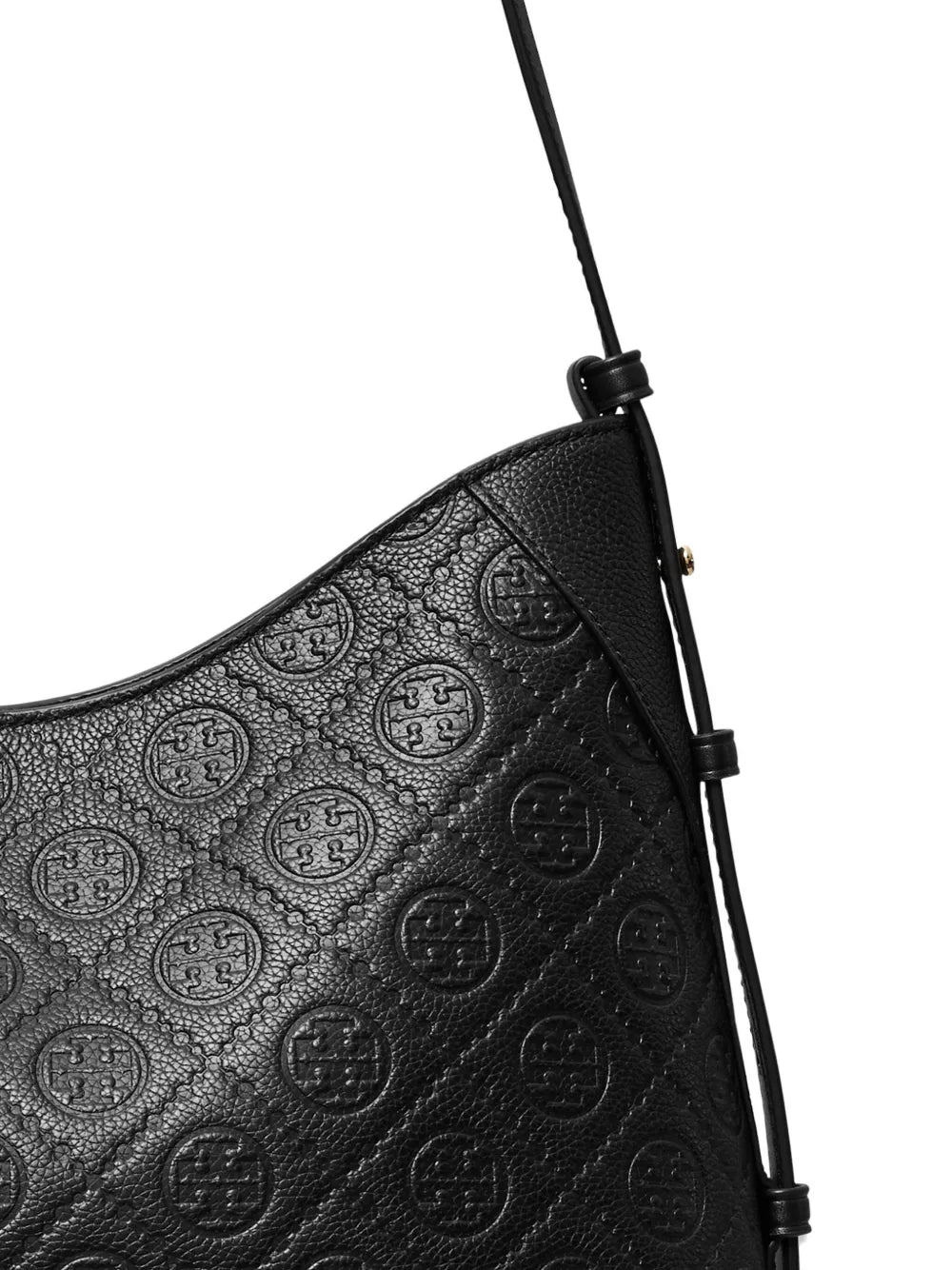 Tory Burch T Monogram Pebble Leather Shoulder Bag