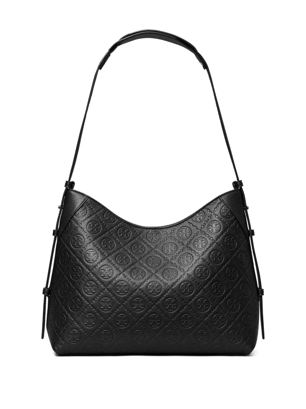 Tory Burch T Monogram Pebble Leather Shoulder Bag