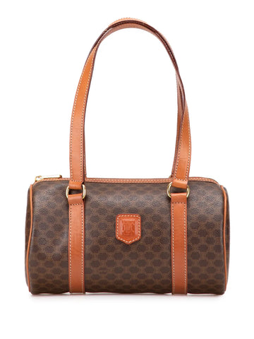 Celine Pre Owned 1995 Macadam Coated Canvas Shoulder Bag
