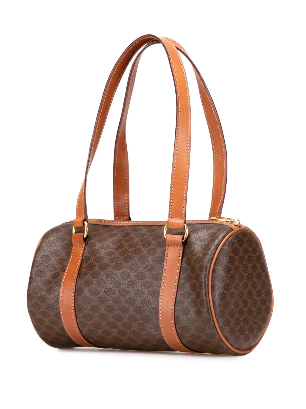 Celine Pre Owned 1995 Macadam Coated Canvas Shoulder Bag