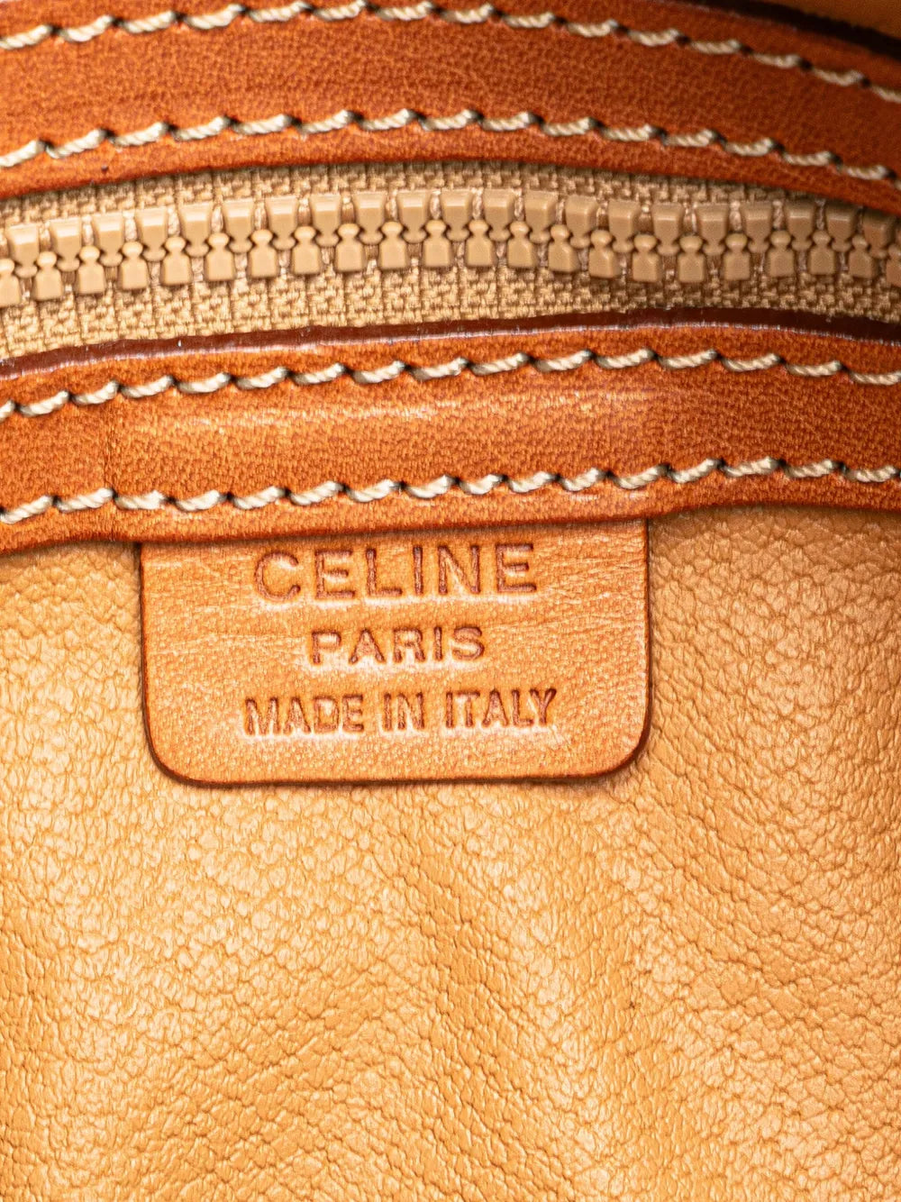Celine Pre Owned 1995 Macadam Coated Canvas Shoulder Bag