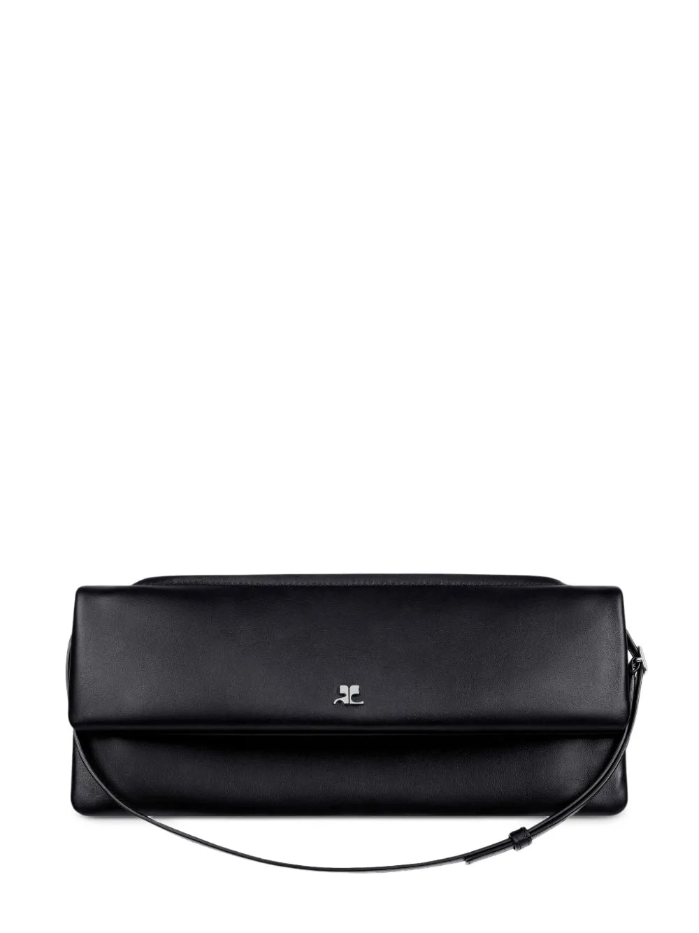 Courreges Leather Flap Clutch