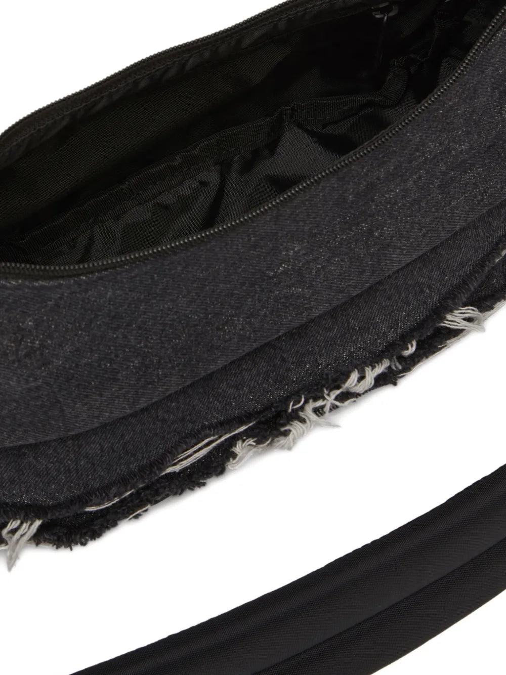 Diesel X Eastpak Frayed Denim Shoulder Bag