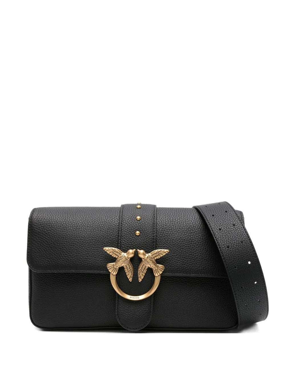 Pinko Love Studded Shoulder Bag