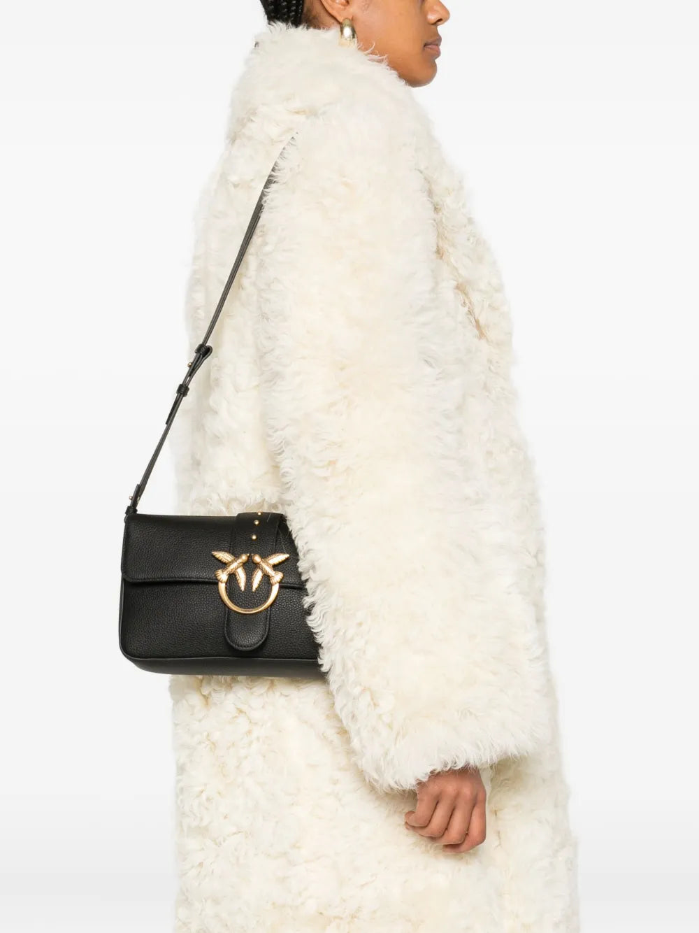 Pinko Love Studded Shoulder Bag