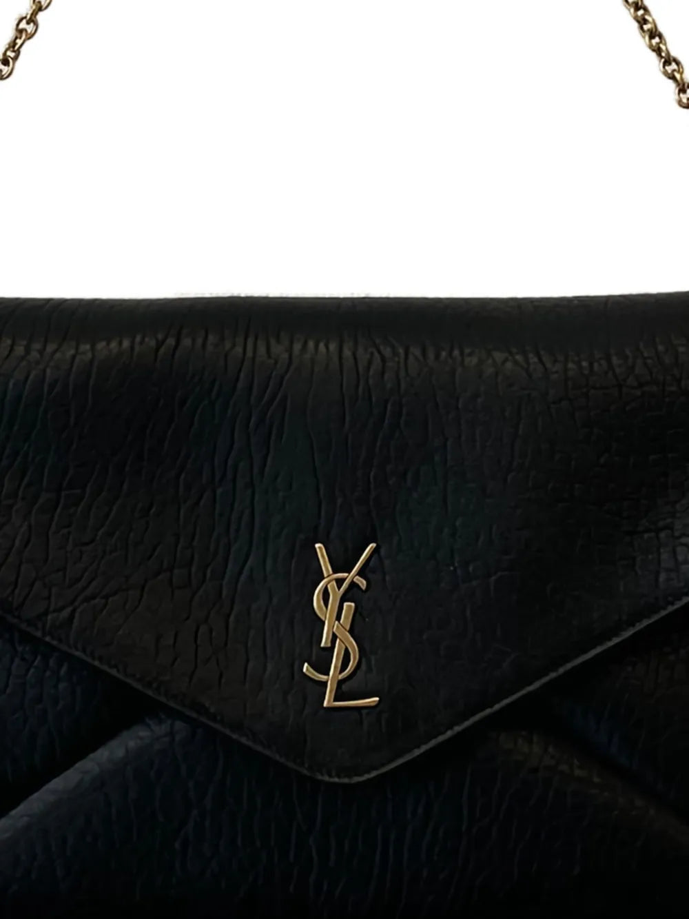 Saint Laurent Small Cassandra Logo Plaque Shoulder Bag