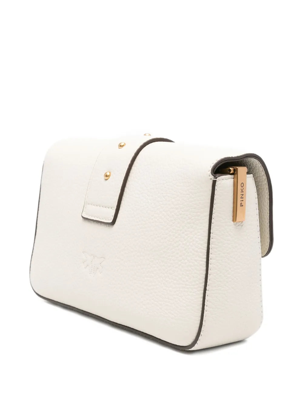 Pinko Love Birds Leather Shoulder Bag