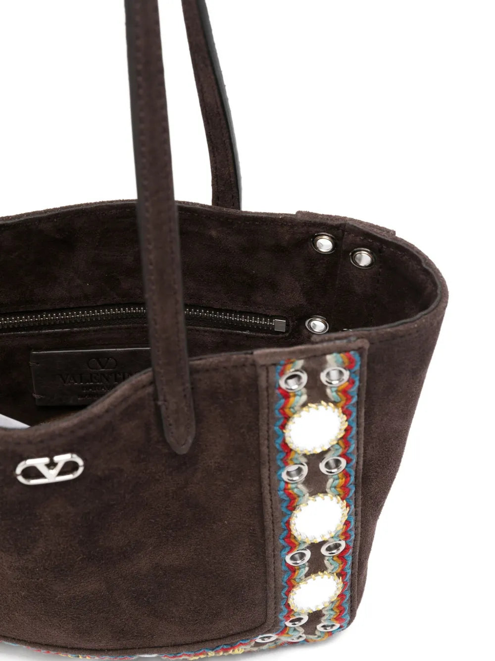 Valentino Garavani Nellcote Suede Shoulder Bag