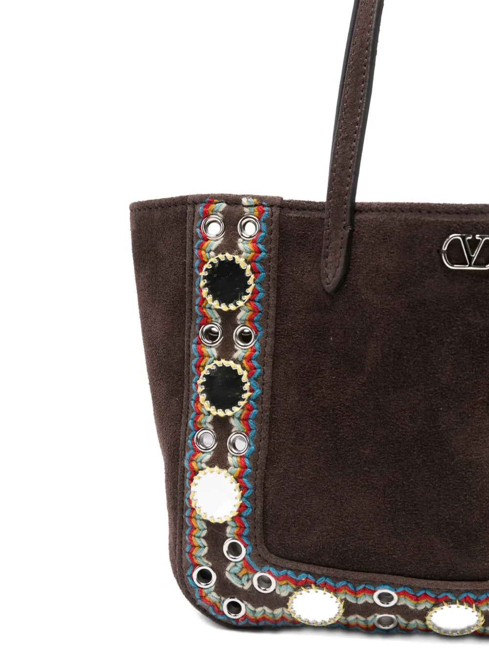 Valentino Garavani Nellcote Suede Shoulder Bag