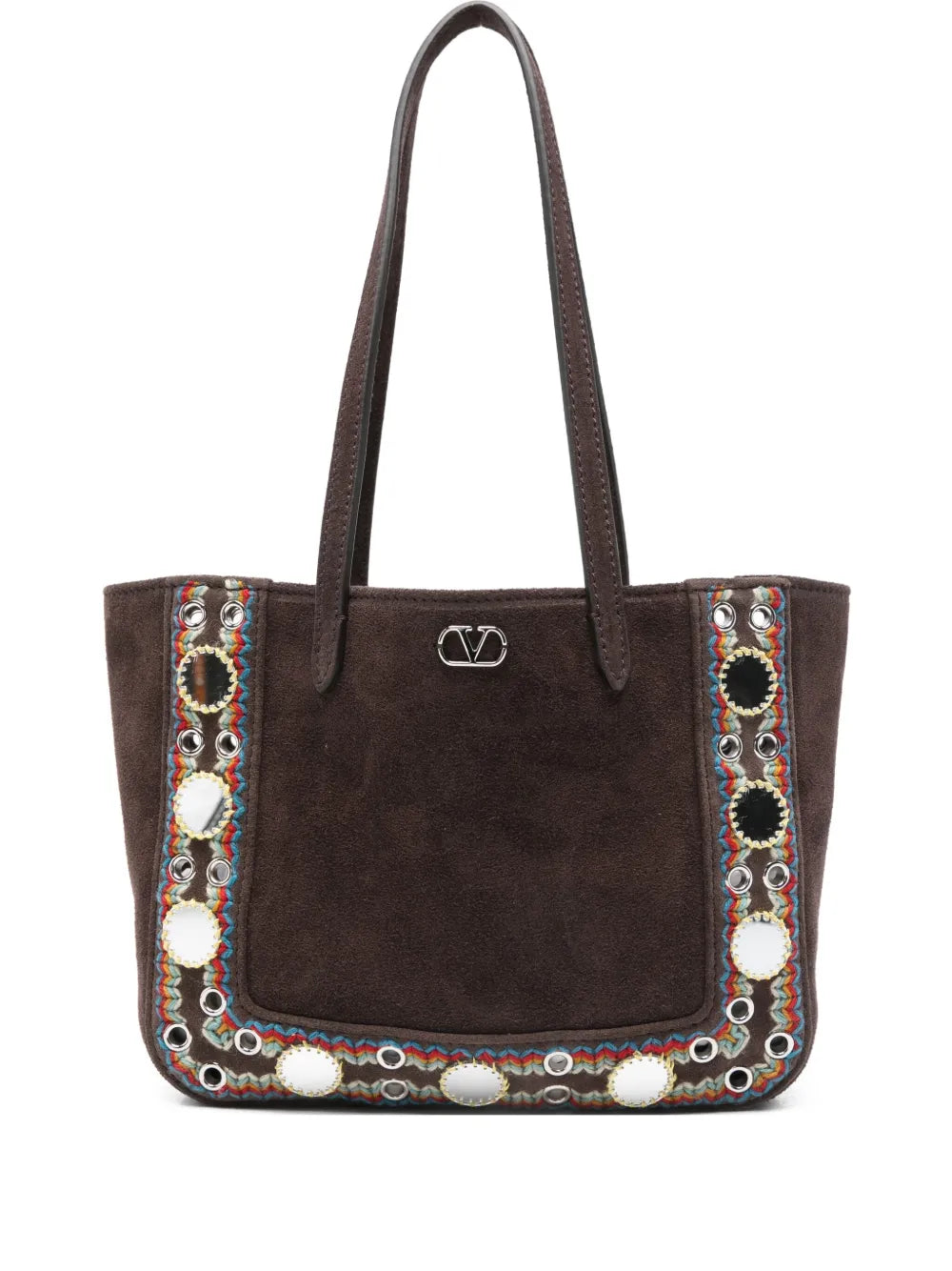 Valentino Garavani Nellcote Suede Shoulder Bag