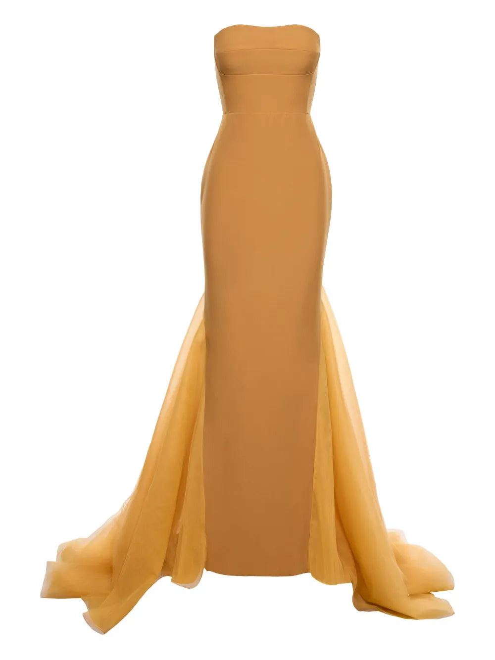 Vpm Atelier Strapless Tulle Overlay Gown