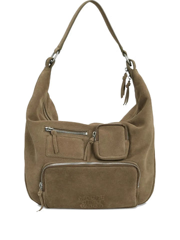 Marge Sherwood City Suede Zipped Shoulder Bag