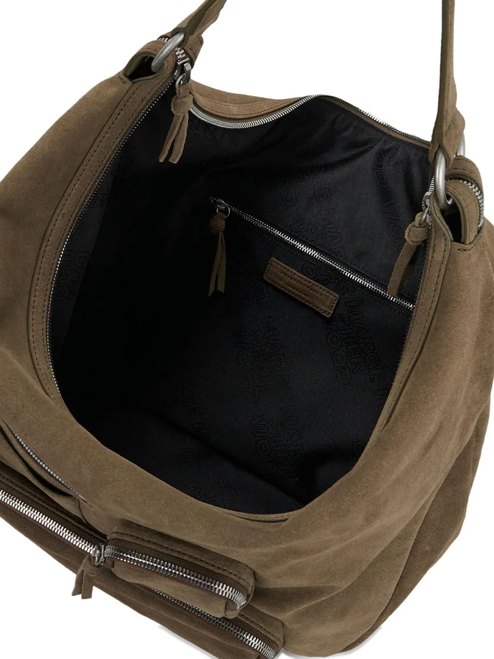Marge Sherwood City Suede Zipped Shoulder Bag