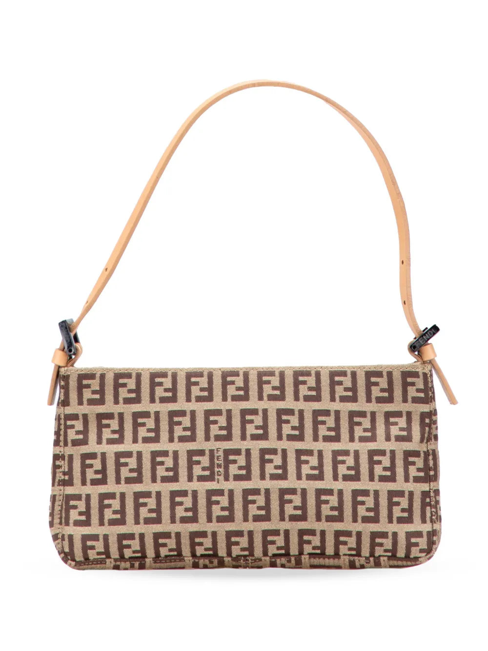 Fendi Pre Owned 2000 2010 Zucchino Canvas Pochette Shoulder Bag
