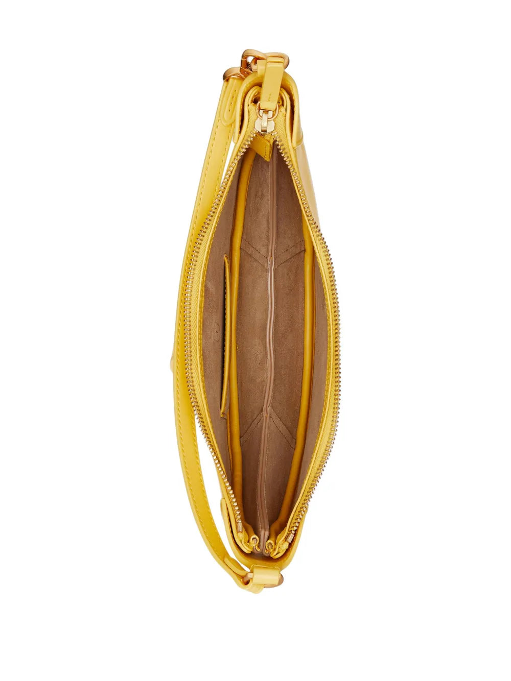 Polo Ralph Lauren Crescent Shape Leather Shoulder Bag