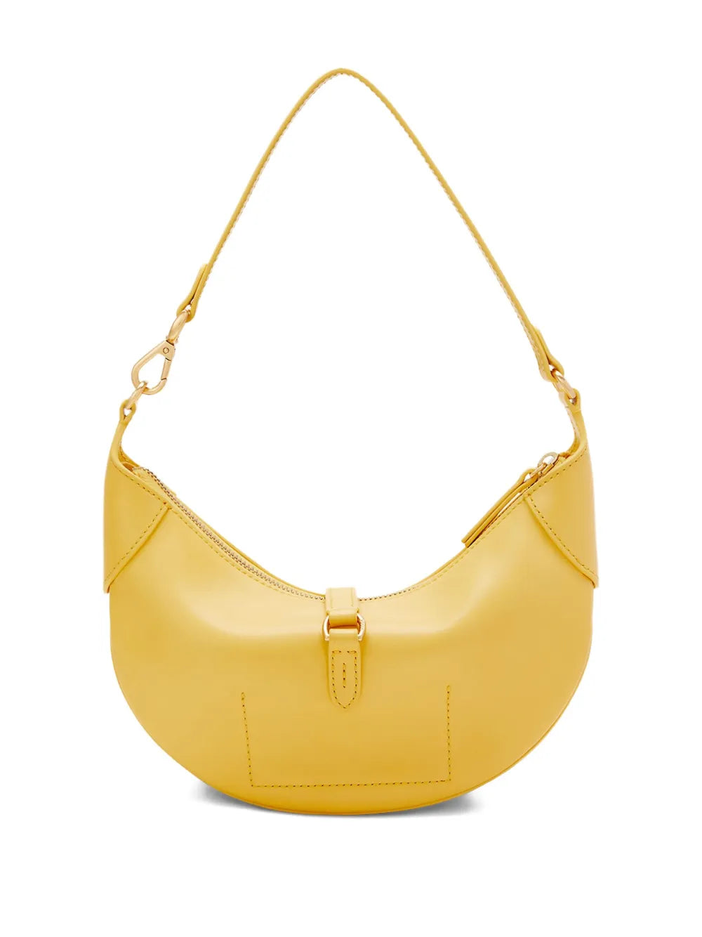 Polo Ralph Lauren Crescent Shape Leather Shoulder Bag