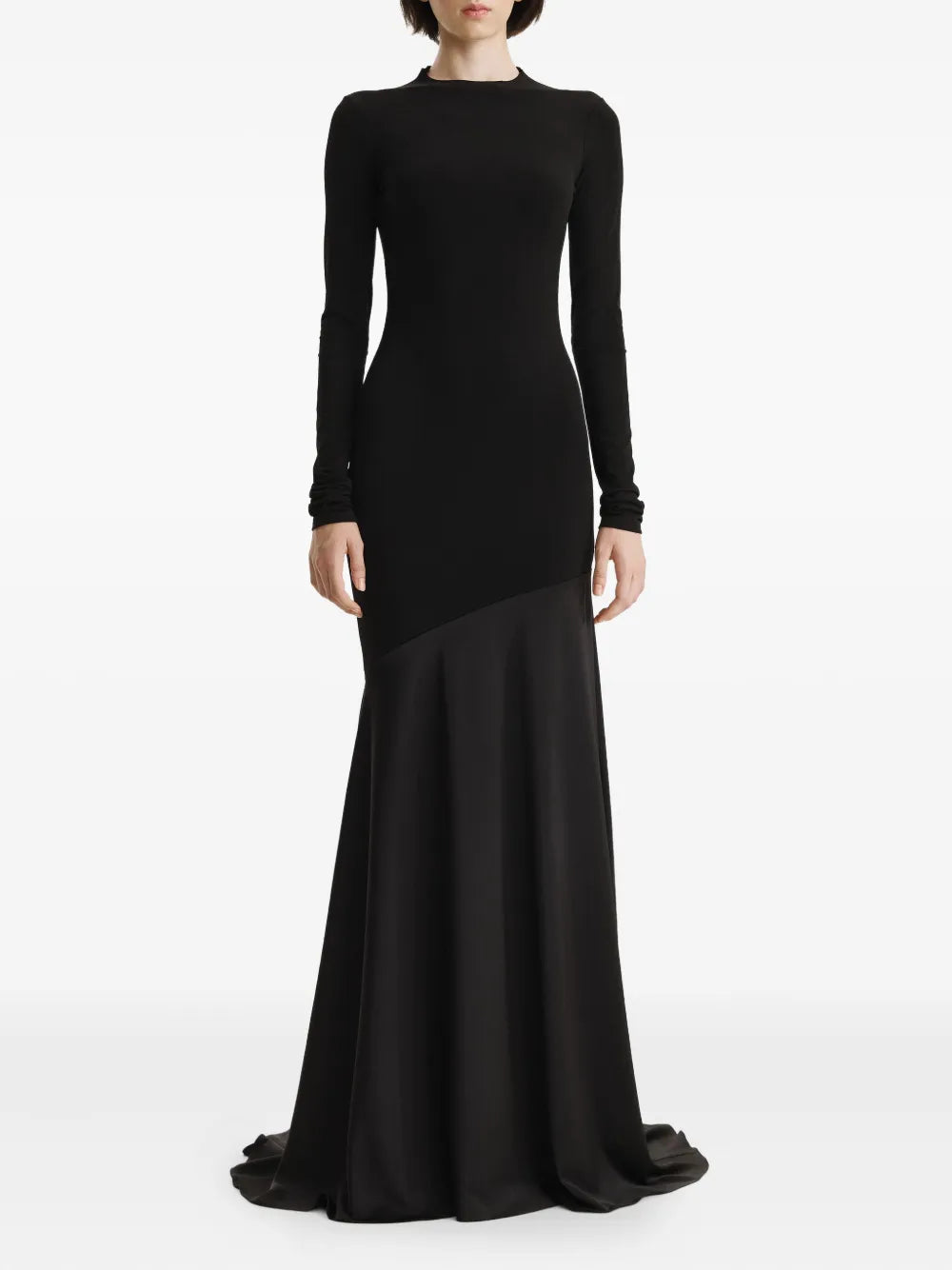 2310 Studio Long Sleeve Fishtail Maxi Dress