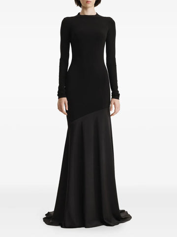2310 Studio Long Sleeve Fishtail Maxi Dress