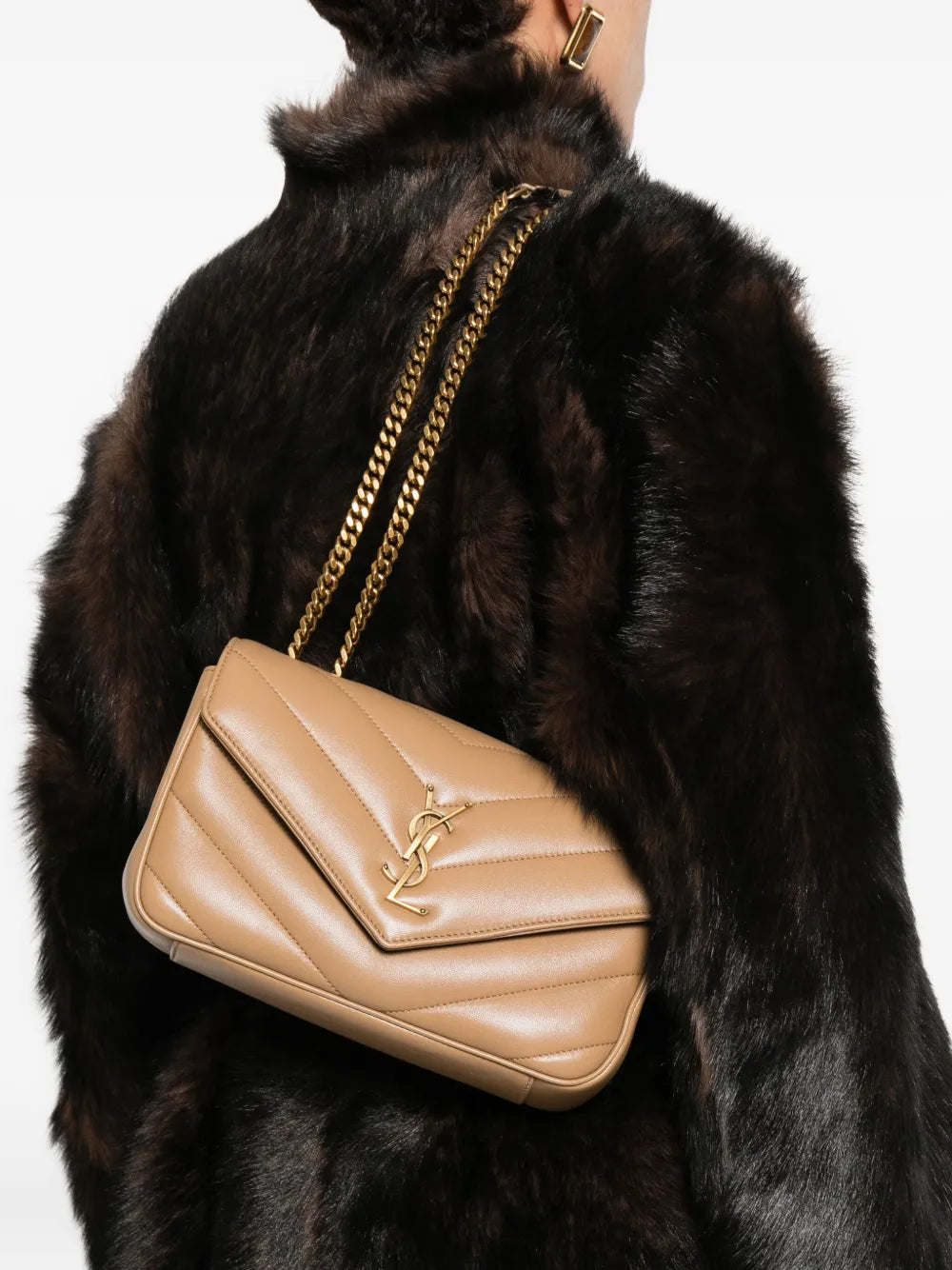 Saint Laurent Small Loulou Matelasse Shoulder Bag