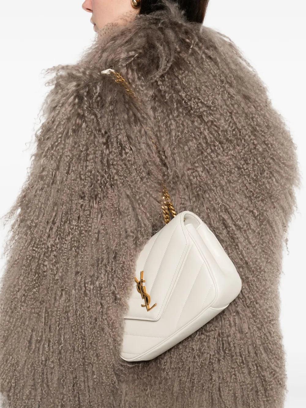 Saint Laurent Small Loulou Chain Shoulder Bag